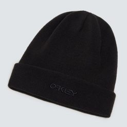 Czapka zimowa unisex Oakley B1B LOGO BEANIE. Czarne czapki damskie Oakley, na zimę, bez wzorów. Za 88.99 zł.