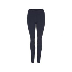 Damskie legginsy jeździeckie z pełną przyczepnością Equipage Finley. Niebieskie legginsy damskie EQUIPAGE, bez wzorów. Za 339.50 zł.