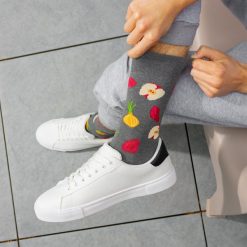Soxo Kolorowe Męskie Skarpetki wątróbka w słoiku śmieszne skarpetki 4045. Skarpety męskie Soxo, bez wzorów. Za 47.99 zł.