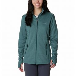 Bluza Turystyczna Rozpinana Damska Columbia Park View Grid Fleece Full Zip. Brązowe bluzy damskie Columbia, s, bez wzorów, sportowe, bez ramiączek, bez kaptura. Za 270.99 zł.