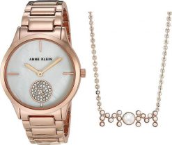 Zegarek Anne Klein Zegarek damski Anne Klein AK-3674RGST różowe złoto. Czerwone zegarki damskie Anne Klein, złote. Za 672.00 zł.