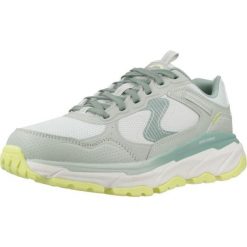 Buty SKECHERS DLUX JORNEY Zielony. Zielone obuwie sportowe damskie Skechers, bez wzorów, ze skóry, bez zapięcia. Za 387.99 zł.