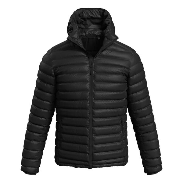 Męska Kurtka Ocieplana Lux. Czarne kurtki męskie Stedman, m, bez wzorów, z puchu, sportowe, bez kaptura. Za 409.99 zł.