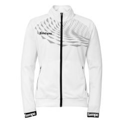Damska bluza dresowa Kempa Wave 26. Białe bluzy damskie Kempa, xs, bez wzorów, z dresówki, eleganckie, bez ramiączek, z kapturem. Za 199.03 zł.