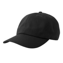 6panelowa Czapka Z Daszkiem Unisex Dla Dorosłych. Czarne czapki damskie ATLANTIS, bez wzorów. Za 59.99 zł.