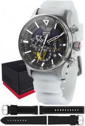 Zegarek męski Vostok Europe VR42-595A732SWL biały. Białe zegarki męskie Vostok Europe, bez wzorów. Za 3,146.83 zł.