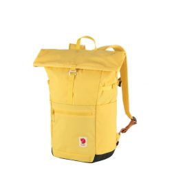 Plecak miejski Fjallraven High Coast Foldsack 24 - mellow yellow. Żółte plecaki damskie Fjällräven, bez wzorów. Za 419.99 zł.