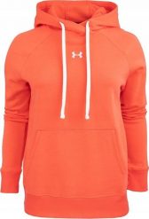 Under Armour Bluza damska Under Armour Rival Fleece HB Hoodie pomarańczowa 1356317 877 XL. Brązowe bluzy damskie Under Armour, xl, bez wzorów, bez ramiączek, bez kaptura. Za 225.85 zł.