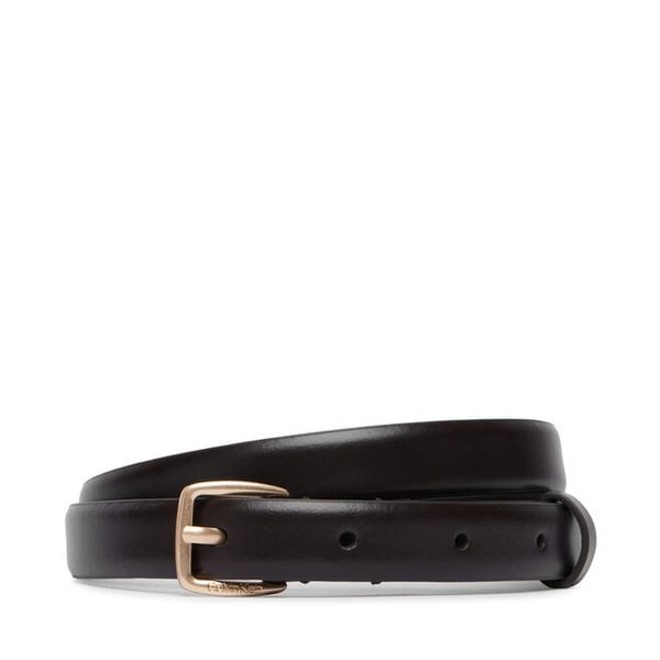 Pasek Calvin Klein. Brązowe paski damskie Calvin Klein, bez wzorów. Za 169.99 zł.