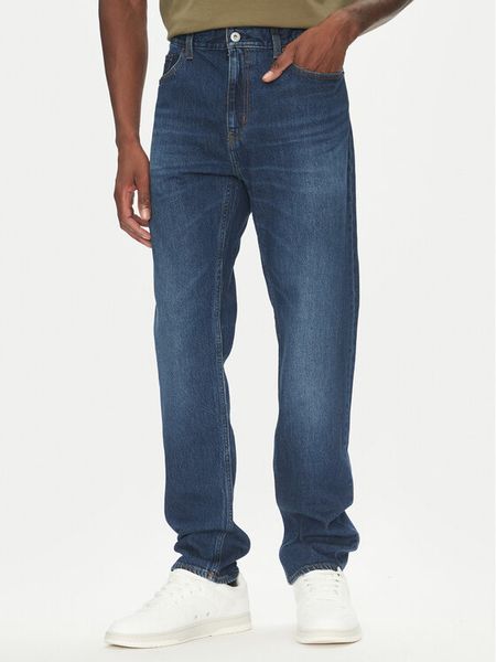 HUGO Jeansy Ash 50541583 Granatowy Regular Fit. Niebieskie jeansy męskie Hugo, z bawełny. Za 329.99 zł.