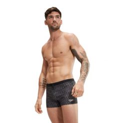 Kąpielówki męskie spodenki kąpielowe Speedo Valmilton Allover. Czarne kąpielówki męskie Speedo, m, bez wzorów. Za 138.06 zł.