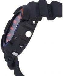 Zegarek Casio G-Shock Zegarek męski analogowo-cyfrowy 55 mm (GAS-100CT-1ADR). Analogowe zegarki męskie Casio, bez wzorów. Za 651.99 zł.