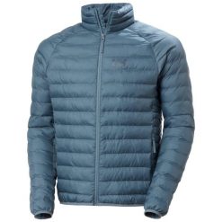Kurtka z kapturem Helly Hansen Banff. Niebieskie kurtki sportowe męskie Helly Hansen, na zimę, m, bez wzorów, z puchu, z kapturem, narciarskie. Za 799.00 zł.