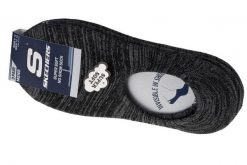 Skechers 3pk Mens Non Terry, męskie, Fitness, skarpetki, Wielokolorowe. Szare skarpety męskie Skechers, bez wzorów, z materiału. Za 83.75 zł.