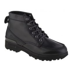Buty Lumberjack Joel M SMH8101-001-B03-CB001 czarne. Czarne botki męskie na zimę, bez wzorów, z materiału, bez obcasa, bez zapięcia. Za 638.46 zł.
