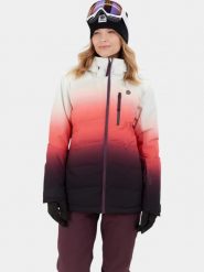 Kurtka Narciarska Damska Fundango Pumila. Czerwone kurtki sportowe damskie FUNDANGO, na zimę, m, bez wzorów, z materiału, bez ramiączek, bez kaptura, narciarskie. Za 599.00 zł.