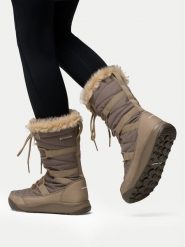 Columbia Śniegowce Minx IV 2079171 Brązowy. Brązowe śniegowce damskie Columbia, z materiału, bez zapięcia. Za 529.99 zł.