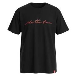 Odzież T-shirts unisex SkatePro RIDE THE LINE Koszulka - XL - Czarny. Czarna bluzki damskie SKATEPRO, xl, bez wzorów, eleganckie, bez kołnierzyka, bez ramiączek. W wyprzedaży za 97.99 zł.