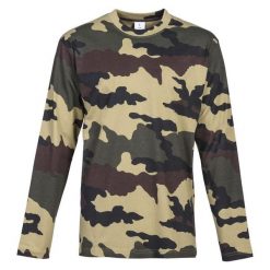 Koszulka z długim rękawem Camo Idaho. Zielone bluzki damskie IDAHO, bez wzorów, sportowe, bez kołnierzyka, bez ramiączek. Za 107.50 zł.
