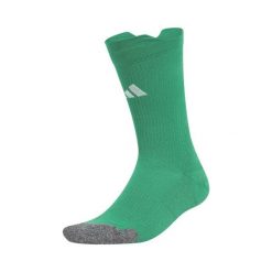 Skarpety unisex piłkarskie adidas Football Cushioned Performance Crew. Zielone skarpety męskie Adidas, bez wzorów, z materiału. Za 54.99 zł.