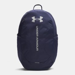 Plecak Under Armour Hustle Lite 26.5 l midnight navy/steel. Niebieskie plecaki męskie Under Armour, bez wzorów. Za 109.99 zł.