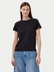 Calvin Klein T-Shirt K20K208399 Czarny Regular Fit. Czarne t-shirty damskie Calvin Klein, xs, bez wzorów, z bawełny, bez kołnierzyka, bez ramiączek. Za 179.99 zł.