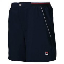 Spodnie treningowe męskie Fila Short Stephan. Niebieskie spodnie materiałowe męskie Fila, m, bez wzorów, z dresówki. Za 396.00 zł.