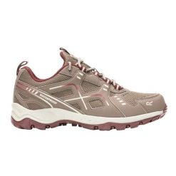 Damskie buty do chodzenia Vendeavour. Brązowe obuwie trekkingowe damskie Regatta, z materiału, bez zapięcia. Za 379.99 zł.