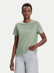 Gant T-Shirt Shield 4200200 Zielony Regular Fit. Zielone t-shirty damskie GANT, xs, bez wzorów, z bawełny, bez kołnierzyka, bez ramiączek. Za 139.99 zł.