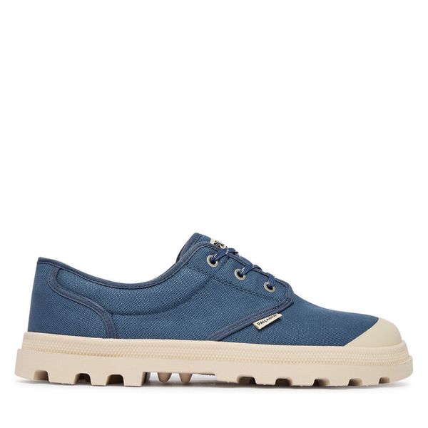 Trampki Palladium. Niebieskie trampki męskie Palladium, bez wzorów, bez zapięcia. Za 280.99 zł.
