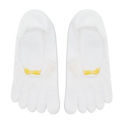 Stopki Vibram Fivefingers. Białe skarpetki damskie Vibram Fivefingers, bez wzorów. Za 39.99 zł.