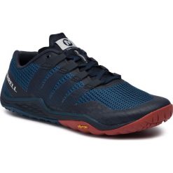 Trekkingi MERRELL - Trail Glove 5 J62285 Sailor Blue. Niebieskie trekkingi męskie Merrell, z materiału, bez zapięcia. Za 399.00 zł.