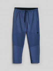 4F Spodnie treningowe szybkoschnące męskie - niebieskie M. Niebieskie spodnie sportowe męskie 4F, l, bez wzorów, na fitness i siłownię. Za 179.99 zł.
