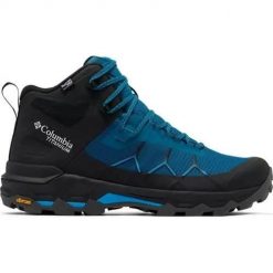 Buty trekkingowe męskie Columbia Peakfreak. Niebieskie trekkingi męskie Columbia, na zimę, z materiału, za kostkę, bez zapięcia. Za 777.00 zł.