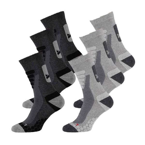 Skarpety turystyczne Xtreme 6-pack Multi szary. Szare skarpetki damskie XTREME SOCKSWEAR, bez wzorów. Za 194.99 zł.