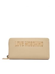 LOVE MOSCHINO Portfel JC5611PP1PKD0129 Beżowy. Brązowe portfele damskie Love Moschino, ze skóry. Za 439.99 zł.