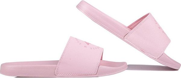 Klapki damskie 4F F044A jasny róż 4FMM00FFLIF044A 56S 38. Czerwone klapki damskie 4F, bez wzorów, sportowe, bez obcasa, bez zapięcia. Za 74.16 zł.