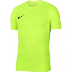 Koszulka Z Krótkim Rękawem Unisex Dla Dorosłych Dry Park VII. Zielone bluzki damskie Nike, bez wzorów, sportowe, bez kołnierzyka, bez ramiączek. Za 117.99 zł.