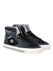 Champion Sneakersy "Z70 Mid" | S21766 | Z70 Mid | Mężczyzna | Czarny. Czarne botki męskie Champion, bez wzorów, ze skóry, bez obcasa, bez zapięcia. W wyprzedaży za 199.00 zł.