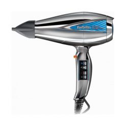 BaByliss Pro Digital 6000E srebrny. Szare suszarki do włosów BABYLISS. Za 369.00 zł.