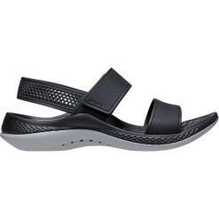 Crocs Sandały Literide 360 W 206711-02G Czarne r. 36/37. Czarne sandały damskie Crocs, bez wzorów, bez obcasa, bez zapięcia. Za 232.71 zł.