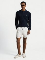 Polo Ralph Lauren Sweter 710775885555 Granatowy Regular Fit. Niebieskie swetry męskie Polo Ralph Lauren, m, bez wzorów, z bawełny, bez kołnierzyka, bez ramiączek. Za 949.99 zł.