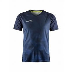 Koszulka treningowa męska Craft Premier Fade. Niebieskie bluzy męskie Craft, m, bez wzorów, sportowe, bez ramiączek, bez kaptura. W wyprzedaży za 181.30 zł.