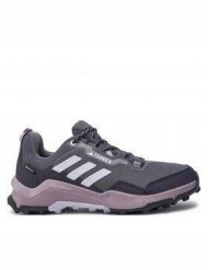 Buty trekkingowe damskie adidas TERREX AX4 GTX - grey five/silv dawn/prelov fig. Szare obuwie trekkingowe damskie HASBY, bez zapięcia. Za 570.04 zł.