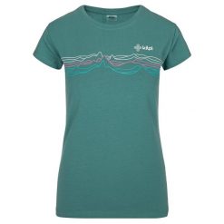 Damski bawełniany t-shirt Kilpi TOFFEES-W. Niebieskie bluzki damskie Kilpi, xs, bez wzorów, z bawełny, sportowe, bez kołnierzyka, bez ramiączek. Za 70.90 zł.