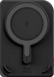 Skinarma Nexus Mecha MagneticKick-Stand MagSafe 5000 mAh USB-C PD 20W czarny. Czarne powerbanki . Za 179.90 zł.