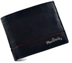 Pierre Cardin Pierre Cardin Sahara 325 czarny portfel męski ze wstawką bordo RFID. Czarne portfele męskie Pierre Cardin, bez wzorów. Za 135.00 zł.