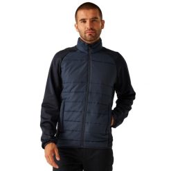 Męska Kurtka Hybrydowa. Niebieskie kurtki męskie Regatta, m, bez wzorów, z materiału, bez kaptura. Za 132.99 zł.