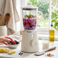 Blender kielichowy 1000W BerlingerHaus BH-9817 Sahara Collection. Białe blendery Berlinger Haus. Za 233.00 zł.