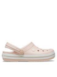 Crocs Klapki Crocband 11016 Różowy. Czerwone klapki damskie Crocs, bez wzorów, z tworzywa sztucznego, bez obcasa, bez zapięcia. Za 209.99 zł.